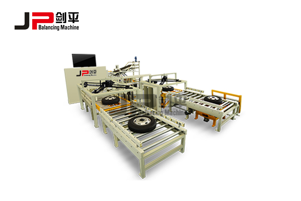 汽車(chē)輪胎輪轂流水線(xiàn)全自動(dòng)平衡機