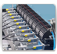 貫流風(fēng)葉動(dòng)平衡機加端徑跳檢測